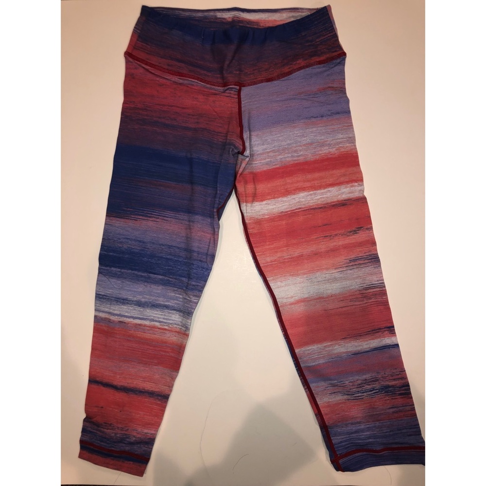 Cropped stripe pattern Nikibiki leggings